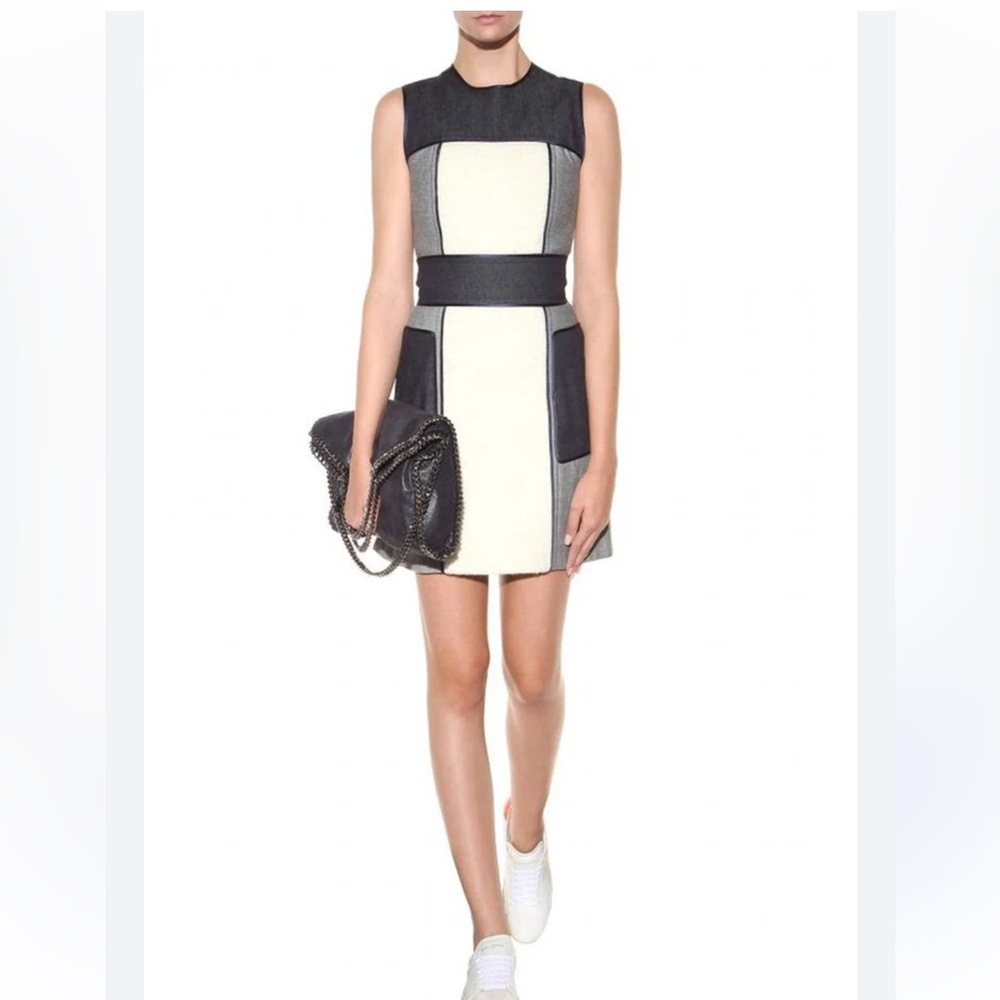 Victoria Beckham Monochrome Mini Dress